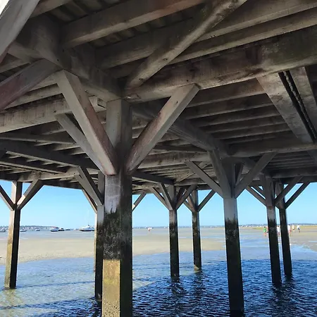 Aux Pieds Des Plages, Du Port, De La Piste Cyclable Et Des Commerces De Proximité, Un Au Dernier étage Avec Vue Panoramique Sur Le Bassin D'arcachon, Entièrement Rénové, Dans Résidence Avec Piscine Appartamento