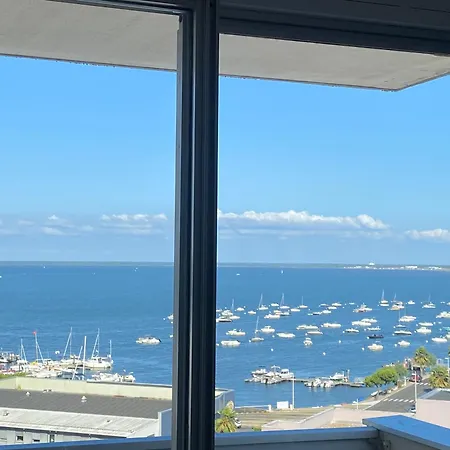 Appartamento Aux Pieds Des Plages, Du Port, De La Piste Cyclable Et Des Commerces De Proximité, Un Au Dernier étage Avec Vue Panoramique Sur Le Bassin D'arcachon, Entièrement Rénové, Dans Résidence Avec Piscine *